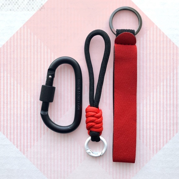 Keychain  | Carabiner Keychain | Wristlet Keychain - Picture 13 of 14